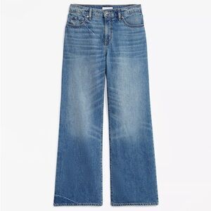 Loft Mid Rise Wide Leg Jeans